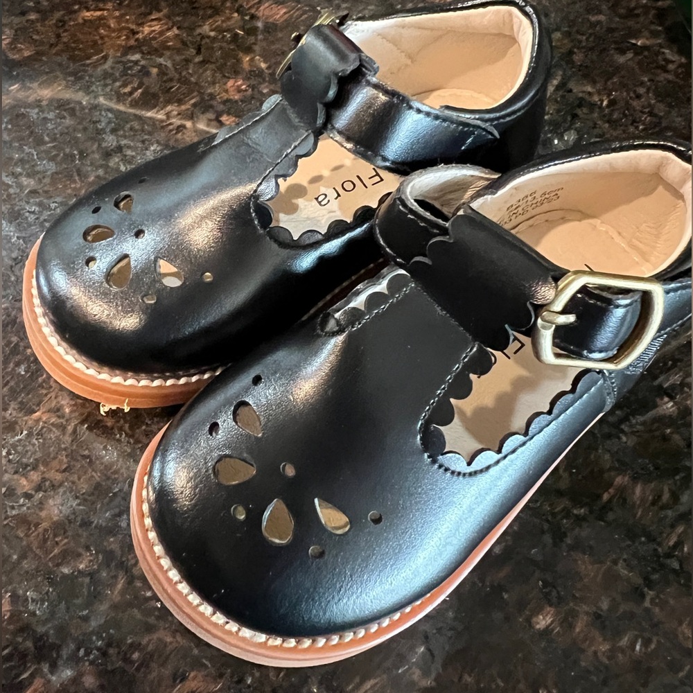ToddlerFelix & Flora Black Mary Jane Shoes Size 5